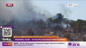 Incendie dans l'Aude: "Je n'ai plus de quoi fonctionner et les images restent"