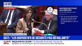 Louvre: “Les responsabilités sont prises, les enquêtes sont lancées, des mesures seront à prendre”, indique Rachida Dati 