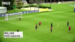 Willian colle deux reprises pleine lucarne avec Chelsea