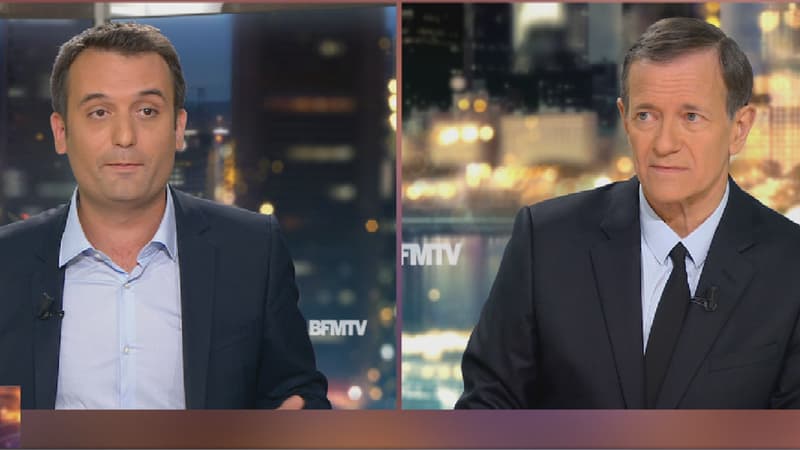 Florian Philippot et Francis Huster sur BFMTV.