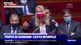 Constance Le Grip (LR) sur les propos de Gérald Darmanin: "Les journalistes ne sont pas là pour faire des présentations flatteuses des bilans des ministres"