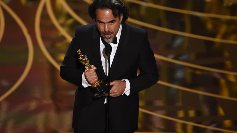 Le réalistateur Alejandro Gonzalez Inarritu lors des Oscars en février 2016