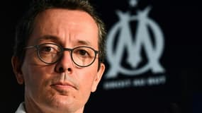 Jacques-Henri Eyraud, alors président de l'OM, le 4 septembre 2019 à Marseille 