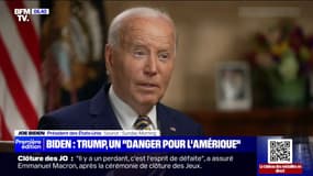 "Si Trump perd, je ne suis pas du tout confiant", confie Joe Biden lors de sa première interview depuis qu'il a renoncé à la course à la présidentielle