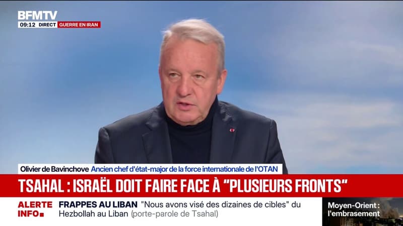 Guerre en Iran: "La capacité de nuisance du Hezbollah a été très sensiblement diminuée", selon Olivier De Bavinchove, ancien chef d'état-major de la force internationale de l'Otan