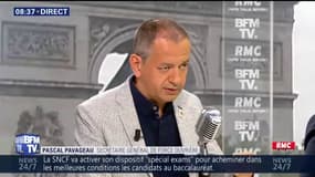 "Les cheminots ont décidé de faire grève aujourd'hui [1er jour du bac], on les soutient bien évidemment"