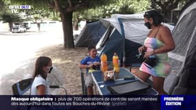 C'est les vacances : Les campings se masquent à La Ciotat - 17/08