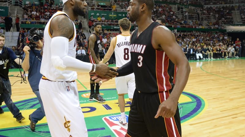 LeBron James et Dwyane Wade