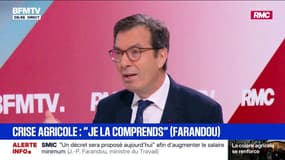 Jean-Pierre Farandou: "Je comprends la colère agricole"