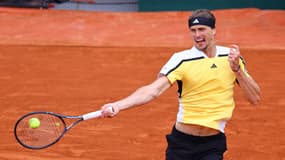 Alexander Zverev au deuxième tour de Roland-Garros, le 30 mai 2024