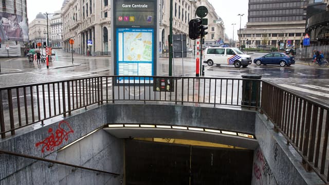 Bruxelles et ses rues désertes, le 21 novembre 2015.