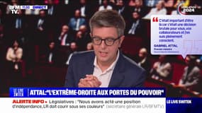 "L'extrême droite est aux portes du pouvoir": la déclaration de Gabriel Attal devant les députés Renaissance 