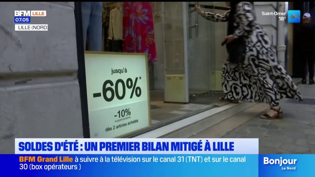 Soldes Dété Un Premier Bilan Mitigé à Lille 