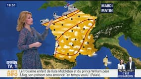 La météo pour ce mardi 24 avril 2018