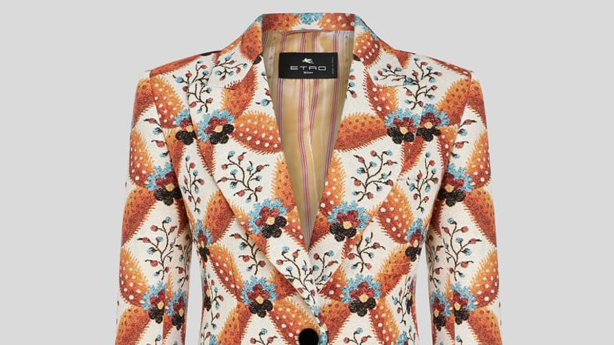 Veste à motif Etro. Veste à motif Etro.