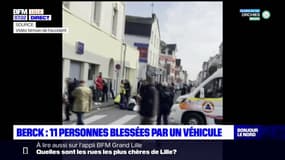 Berck: 11 personnes blessées après avoir été percutées par un automobiliste