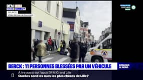 Berck: 11 personnes blessées après avoir été percutées par un automobiliste