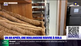 Alpes-Maritimes: un an après, une boulangerie rouvre enfin à Isola