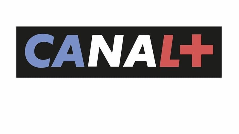 Le logo de Canal+ habillé du drapeau tricolore.