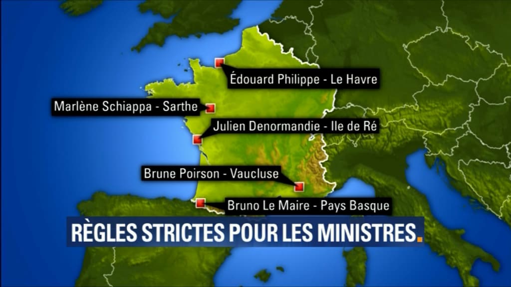 Les destinations des ministres en vacances Les destinations des ministres en vacances