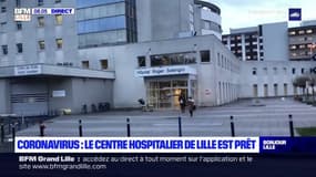 Coronavirus: un dispositif exceptionnel a été mis en place à l'hôpital de Lille pour accueillir les personnes contaminées