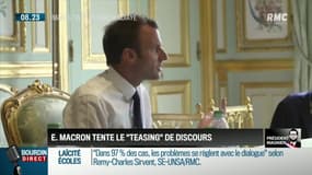 Président Magnien ! : Emmanuel Macron tente le "Teasing" de discours - 13/06