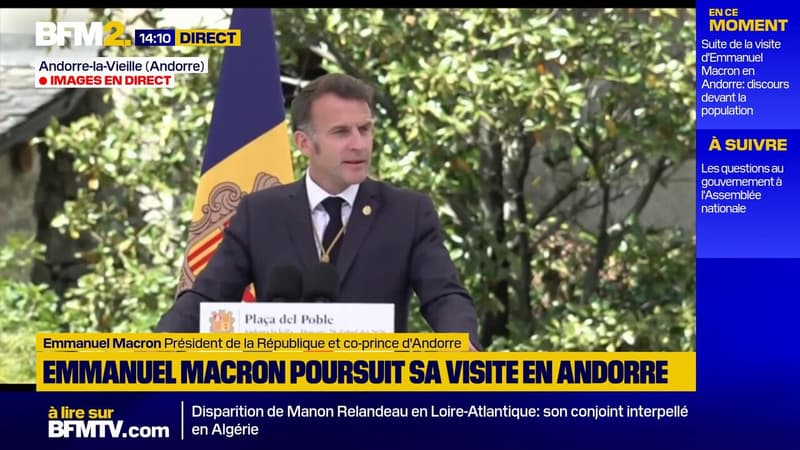 Accord d'association avec l'UE: si Andorre dit non, "la porte ne se rouvrira pas", avertit Emmanuel Macron