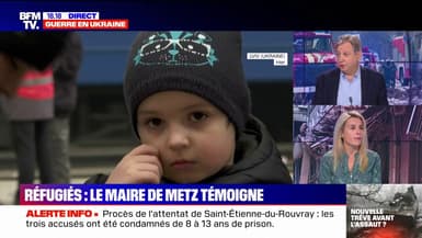 À Metz, "un tiers" des réfugiés ukrainiens est accueilli par des familles, selon le maire