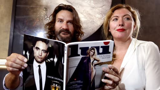 Frédéric Beigbeder, le fondateur du nouveau Lui, et Yseult Williams, la rédactrice en chef