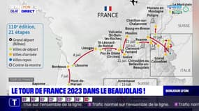 Tour de France 2023: le parcours passera dans le Beaujolais