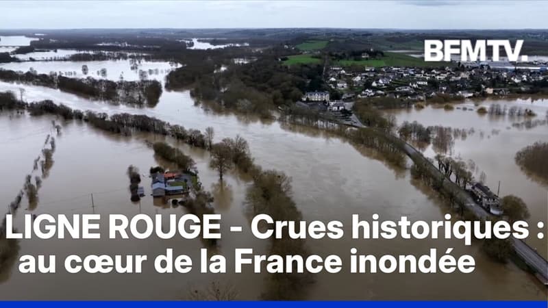 LIGNE ROUGE - Crues historiques: au cœur de la France inondée