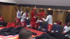 La joie dans le vestiaire de Monaco
