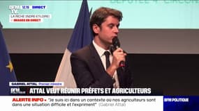 Gabriel Attal: "On n'a pas répondu encore à ce qui constitue le mal-être de nos agriculteurs"