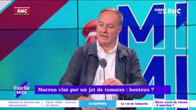 Macron visé par un jet de tomates : honteux ?