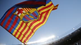 Drapeau du FC Barcelone