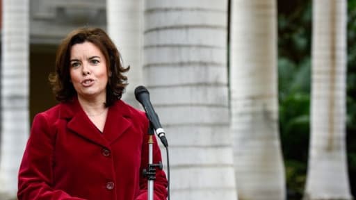 La vice-présidente espagnole Soraya Sáenz de Santamaría le 24 novembre 2016.