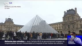 Ce dimanche matin, le musée du Louvre n'a pas ouvert ses portes