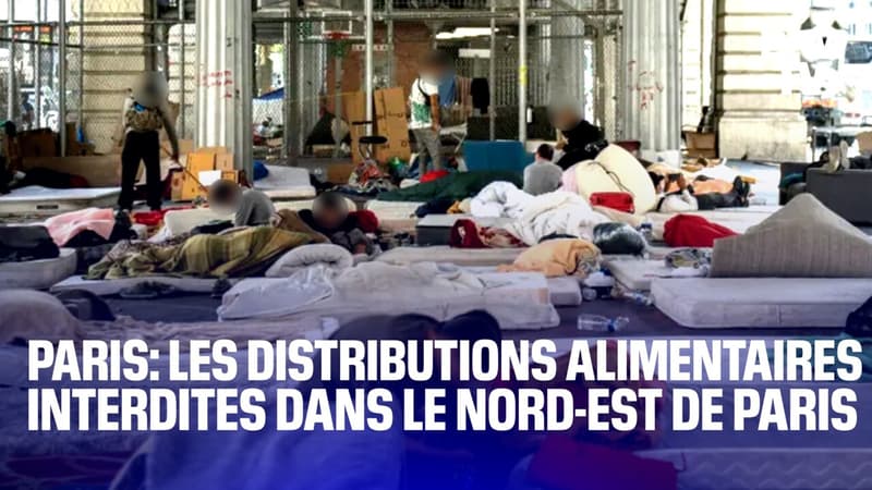 Les distributions alimentaires sont interdites dans le nord-est de Paris