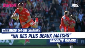 Toulouse 54-20 Sharks : "Un des plus beaux matchs auxquels j'ai participé" raconte Ramos 