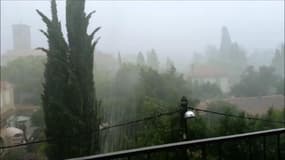 Orage et très fortes pluies à Antibes - Témoins BFMTV
