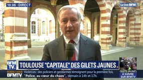 Gilets jaunes: le maire de Toulouse s'attend à "une plus grande mobilisation" et se dit "inquiet"