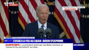 Cessez-le-feu: "C'est un nouveau départ pour la Liban", affirme Joe Biden
