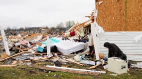 Une tornade a notamment balayé Indian Lake, dans l'Ohio, jeudi 14 mars.