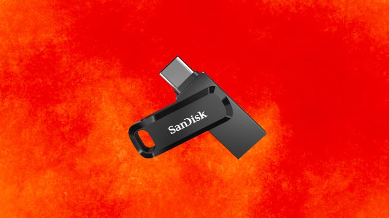 Retrouvez de la place avec la Sandisk double-connectique chez Amazon