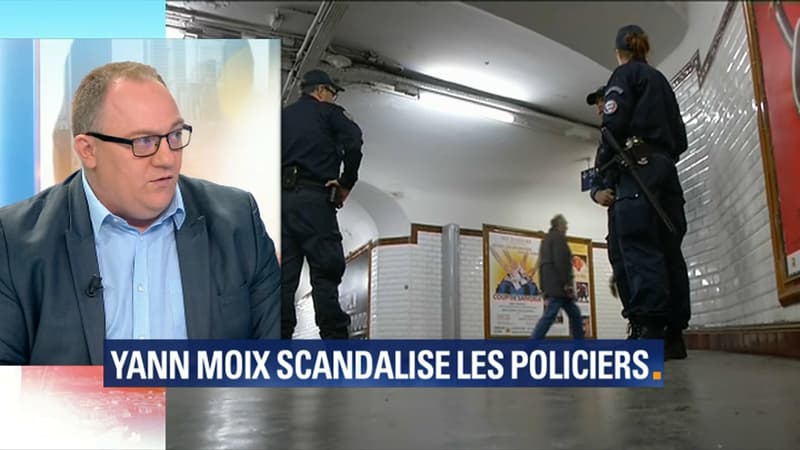 Le secrétaire national du syndicat Alliance Police nationale, le 14 septembre 2018 sur BFMTV. 