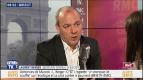 "Je suis inquiet pour ce soir" - Laurent Berger, secrétaire général CFDT
