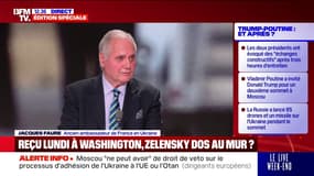 Sommet Trump-Poutine: "Le président Zelensky risque de tomber dans un nouveau guet-apens lundi", estime Jacques Faure, ancien ambassadeur en Ukraine 