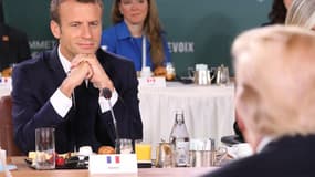 Emmanuel Macron durant le sommet du G7 le 9 juin 2018