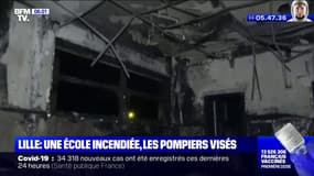 Lille: une école incendiée, des pompiers visés