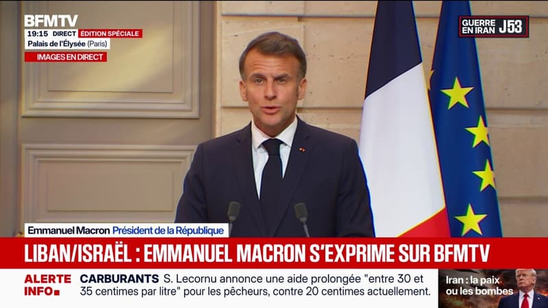 Liban-Israël: "La priorité aujourd'hui, est d'oeuvrer ensemble à la consolidation de cette trêve", affirme Emmanuel Macron